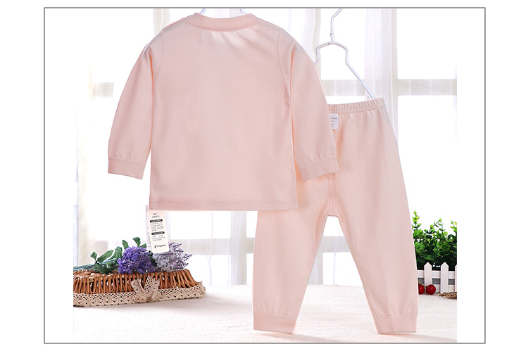 Tong Tai đồ lót trẻ em phù hợp với cotton vai khóa áo len cotton 1-2-3 tuổi mùa xuân và mùa thu không xương trẻ em quần áo mùa thu thoi trang tre em cao cap
