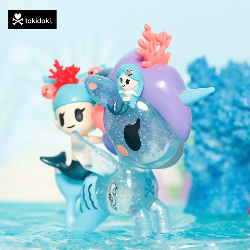 TOKIDOKI Тао Кидоди Русалочка Семейка 4-го поколения Блиттер двуразмерная ручная работа анимационная кукла Девочка Девочка Девушки Девушки Девушки