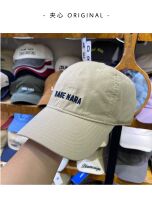 Sandwich ORIGINAL AUTUMN Alphabet Embroidered Duck Tongue Cap Woman Ins Korean version Bend Eatery Sunhat Casual Baseball Cap