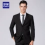 Romon Romon Bộ vest nam Slim Fit Bộ đồ công sở chuyên nghiệp Bộ đồ công sở phù rể - Suit phù hợp áo vest nam hàng hiệu