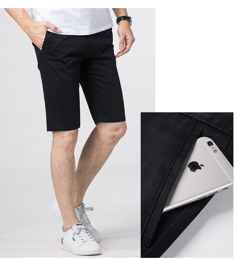 Romon / Romon 2019 quần âu mới mùa hè quần short nam mỏng và quần thẳng năm - Quần short quần jean nam đẹp