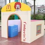 Деревянная кукла для детского сада, семейный домик, игрушка, игровой домик