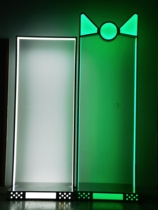 Symphony point stage led bar ktv atmosphere luminous point jumping platform removable gogo stainless steel door frame dance stick