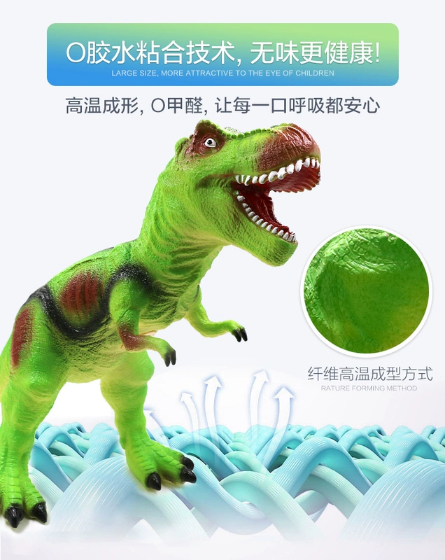 Điều khiển từ xa mô phỏng Khủng long mềm Bộ động vật điện Tyrannosaurus Rex Trẻ em 3-6 tuổi