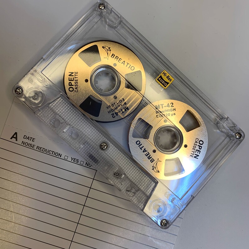 Brand New Recording Metal Aluminum Cassette Tape 50 Minutes Blank First-Class Tape DIY Classic Music Tape Cassette