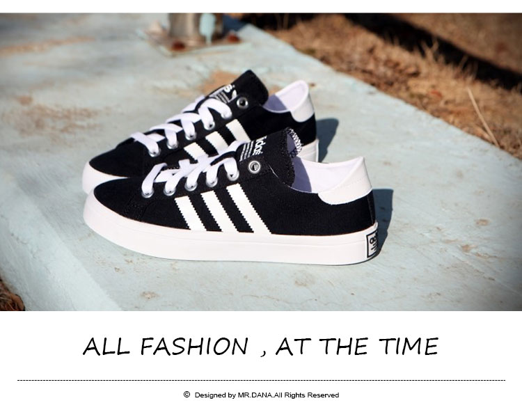 Adidas / Cỏ ba lá CourtVantage giày vải trắng đen S79302 / S78765 / 78764 - Dép / giày thường sneaker nam
