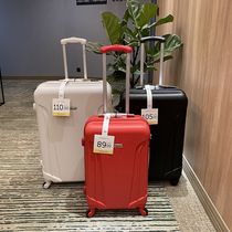 Foreign trade Export original double drawbar anti-scraping hardwearing universal wheel male and female fashion models 20 inch boarding suitcase ultralight
