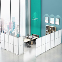 Office screen partition activity push-pull simple modern factory workshop simple pulley folding mobile partition wall