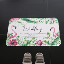 ins wind flares birds kieselguhr Absorbent Speed Dry Ground Mat Bathroom Anti Slip Shop Home With Entrance Door Mat Silicon Algae Clay Foot Mat