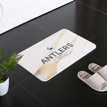 Silicon Algae Clay Footbed Bathroom Suction Toilet Non-slip Mat Home Speed Dry Non-slip Ins Nets Red Kieselguts Ground Mat