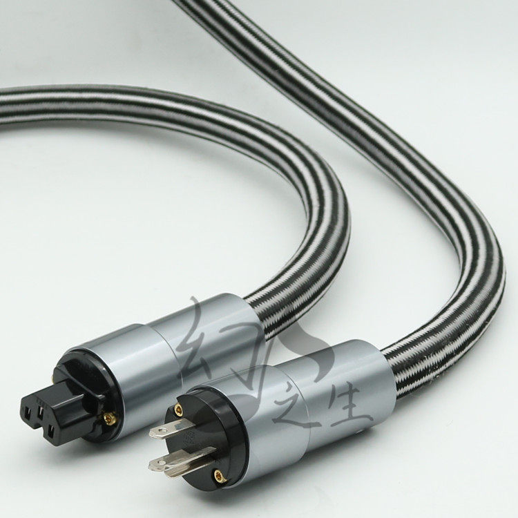 Qili K guy-216° ultra-freezing 4th generation fever-grade power cord amplifier CD decoder speaker power cord