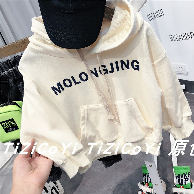 Детская куртка Жан 儿童牛仔外套卡通印花2021春秋新款宽松洋气小童宝宝秋装网红上衣 Tagkita