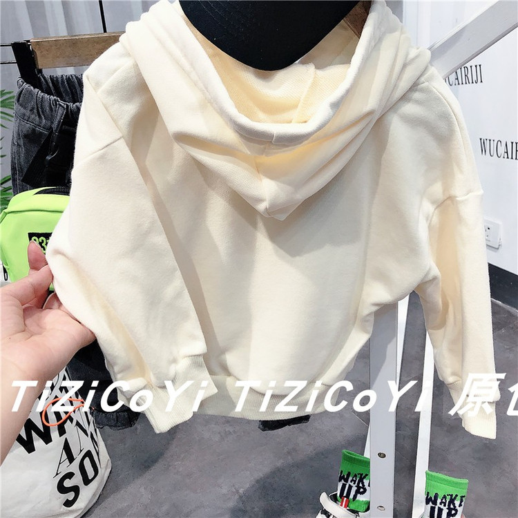 Детская куртка Жан 儿童牛仔外套卡通印花2021春秋新款宽松洋气小童宝宝秋装网红上衣 Tagkita