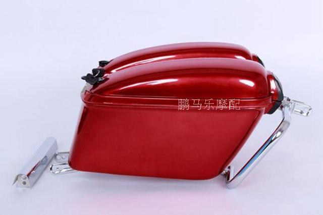 Hộp bên hông hộp treo xe máy Prince xe phía sau hộp xe máy bên hộp treo bên hộp treo đuôi hộp có khung màu đỏ thùng cốp sau xe máy