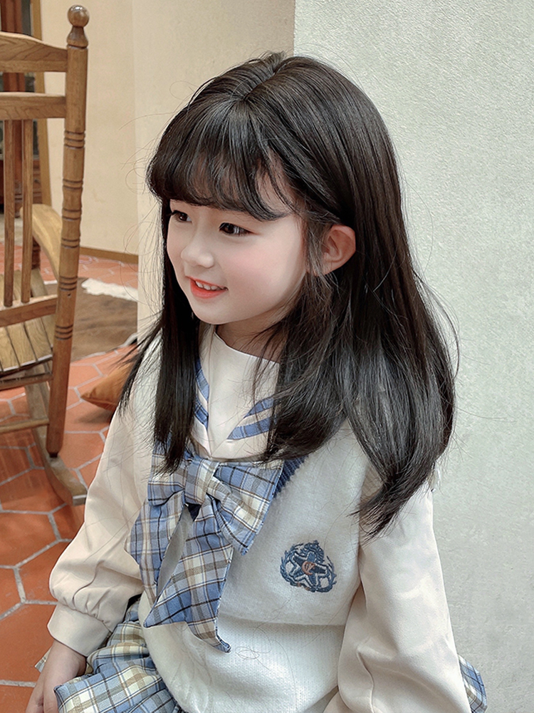 High-end Girl Baby Children Princess Hair Accessories Hair Accessories Model Walking Show Wig Simulation Hairwig Girl Wig