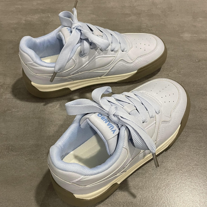 Haze Blue Shoes Women's Retro Student Sports Casual Shoes 2025 Spring Versatile Loafers Women's Sneakers Haze Blue Shoes Women's Retro Student Sports Casual Shoes 2025 Spring Versatile Loafers Women's Sneakers