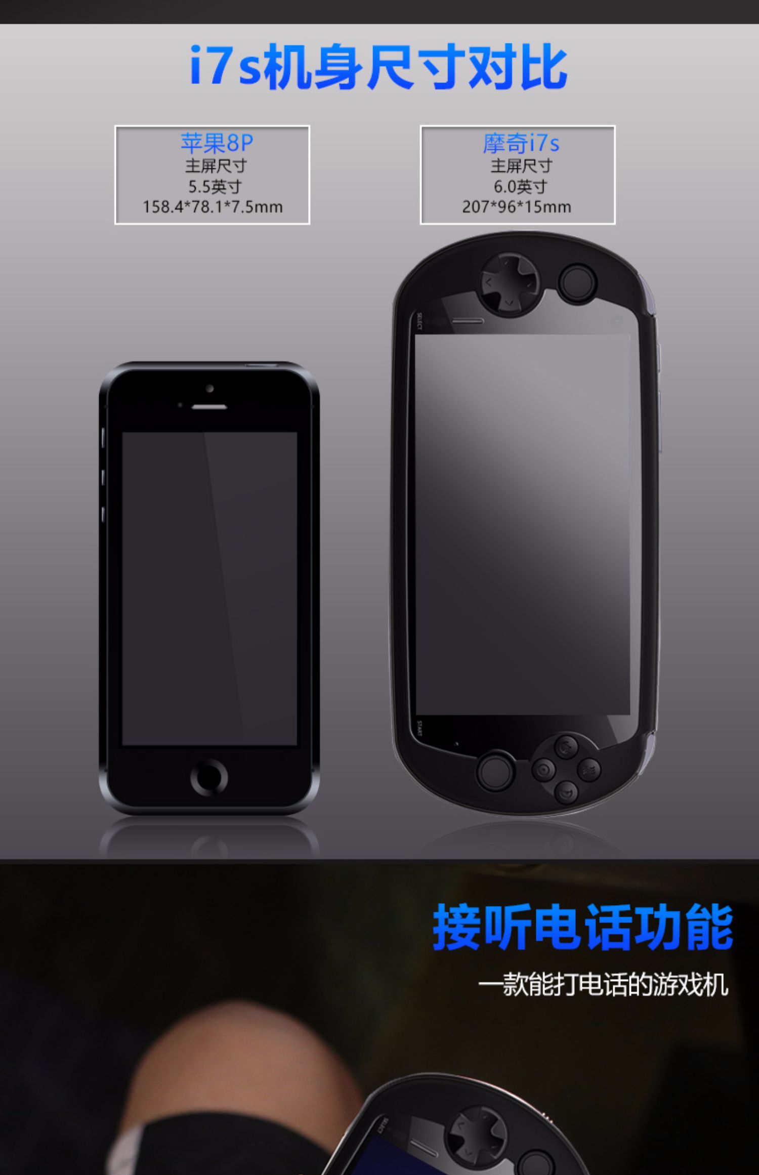 Cool con mochi psp trò chơi điều khiển hệ thống Android thông minh hệ thống máy trò chơi hoài cổ kiểu cũ màn hình lớn cầm tay cọ gba vua vinh quang ăn gà tạo tác - Bảng điều khiển trò chơi di động máy chơi game tay cầm