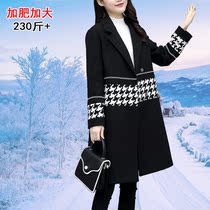 21 Autumn Winter New Big Code Women Dress Fat Mm Plus Cotton Wool Coats Foreign Air Weight Reduction 200 catty Niko Coat With Weight