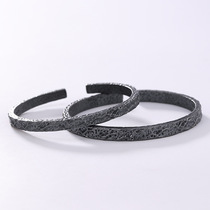 925 silver sea dead stone rotten bracelet lovers simple fashion personality cold bracelet for men and women niche design