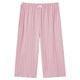 Langsha Maternity Pajamas Women's Modal Summer Cropped Pants Loose Large Size adjustable postpartum home pants