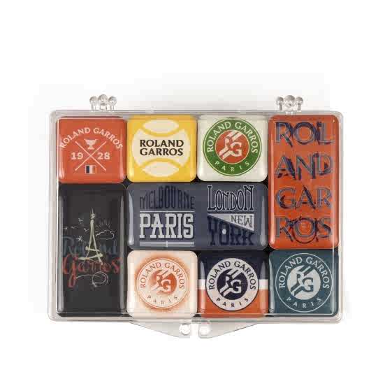 2019年法網法國網球公開賽羅蘭加洛斯冰箱磁鐵一套紀念品