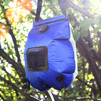 Solar Bathing Bag Outdoor Camping Hot Water Bag Portable Field Sunbathing Bath water storage bag 20L