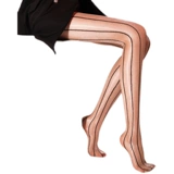 Масляная вспышка восемь вертикальных вспышек, блестящее масло блестящее черное шелк, открытые промежности чулки Ультра -тонкие красивые носки для ног, колготки в качестве вашей кошки