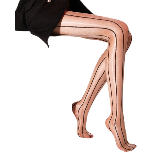 Масляная вспышка восемь вертикальных вспышек, блестящее масло блестящее черное шелк, открытые промежности чулки Ультра -тонкие красивые носки для ног, колготки в качестве вашей кошки