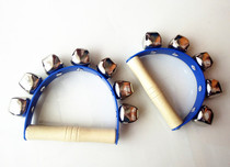 Seven bells handbell 7 bells leather handbell 5 bells Hand bell horseshoe bell string bell Environmental protection ORF childrens early education teaching aids