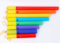 ORF musical instrument eight-tone tube Color eight-tone tube eight-tone tube 8 sound tube Plastic 8 sound tube