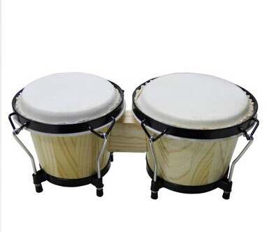  Cowhide Bongo Drummer Drum African DrumMer Drum Bongo Drum Bongo Drum Bongo 6 inch + 7 inch Bracket