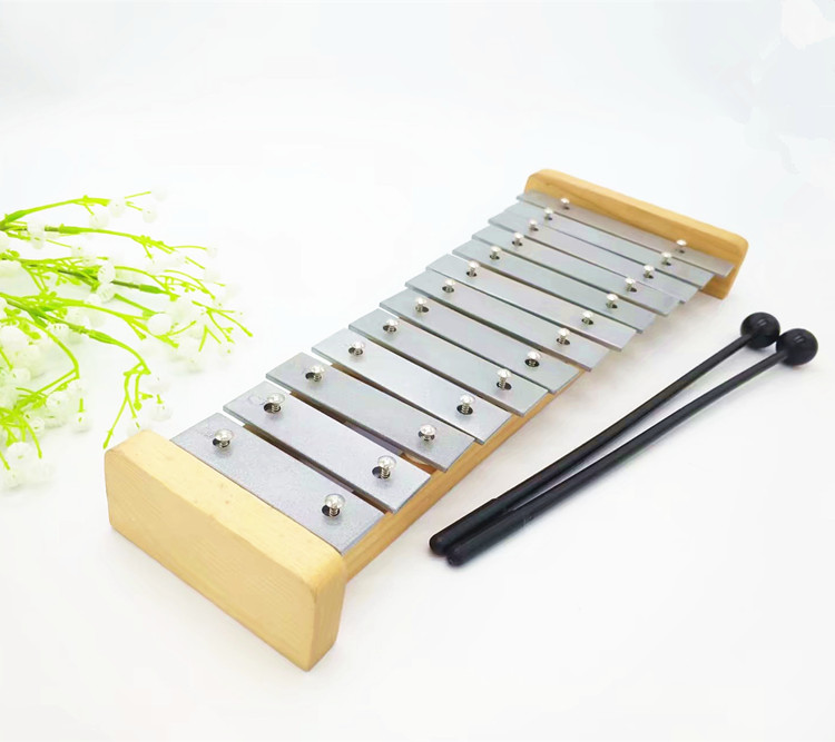 Chiliolin 15-tone aluminum sheet organ Ringing violin Xylophone Orff children's percussion instrument Musical teaching aids