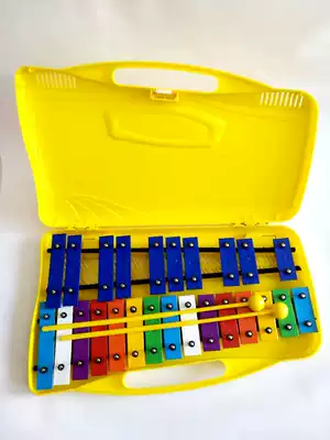 Orff music teaching aids 25-tone aluminum plate piano knock piano steel sheet carillon children's birthday gift