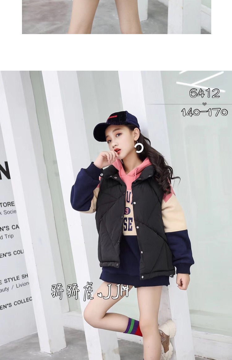Niềm tự hào về quần áo mùa đông 2018 cho bé trai mới xuống áo cotton cotton thời trang Hàn Quốc mặc vest 12-15 tuổi áo gió trẻ em