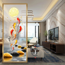 Modern light luxury glass entrance entrance door screen living room shielding wall bathroom decoration simple bedroom room