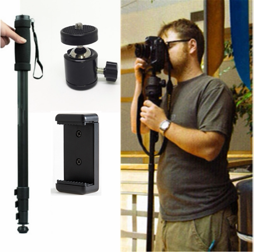 1003 monopod, SLR digital camera, unicorn trekking pole, travel portable bracket, cloud platform, mobile phone clip