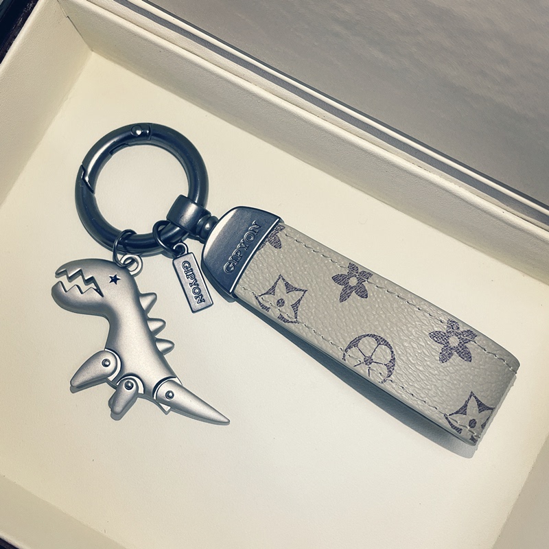 Lv&Gedete Dinosaur Car Keychain Pendant Suitable for Porsche, Mercedes-Benz, Audi, Bmw, Land Rover, and Classic Models