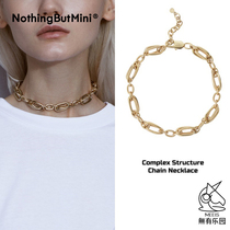 NothingButMini complex ring metal retro necklace choker neck chain Joker Joker premium blogger same model