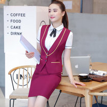 Beautician work clothes female hotel waiter professional set technician 2018 new autumn KTV front desk work