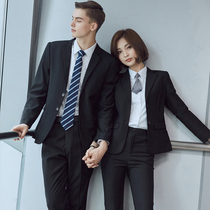 Hotel overalls autumn and winter waiter ktv restaurant suit bank waistcoat set lobby manager clothing men and women