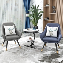 One table II chair balcony Leisure tea table small table and chairs net red Three sets of beauty salon sofa Rest area table and chairs light and luxurious