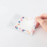Награда японских канцелярских товаров награды Greenflash Kohaku Square Transparent Film Sticky Notes Backing Glue может написать учебную офисную память, чтобы сделать липкие ноты