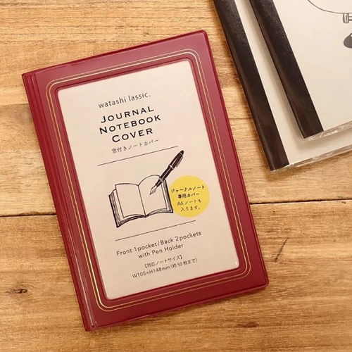 Wasashi Lassic Retro Theme Diary & Book Clothing A6 Иллюстрация обложки фильма о себе сувенирное руководство Greenflash