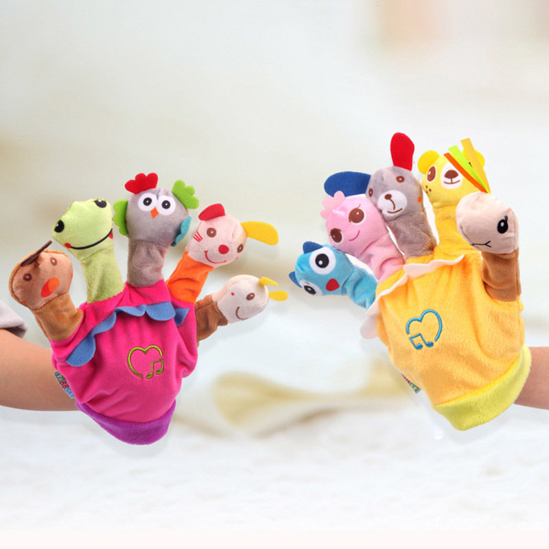 Infant finger puppet set early education educational finger puppet gloves cartoon finger puppet toy hand puppet parent-child interactive toy