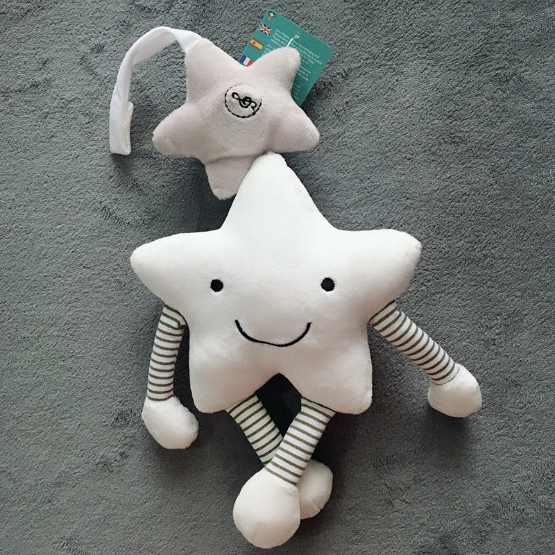 Infant stroller pendant star music wind chime pendant sounding car pendant newborn rattle baby hanging toy