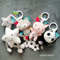 Newborn baby ringing baby toys 0 - 1 year old child can bite tooth music baby hanging toy cart hanging pin