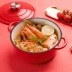 Hoa Kỳ Corning 珐 nồi gang điện bếp điện đặt nồi hầm nồi hầm 20 cm 焖 nồi nhà đa năng - Bếp điện Bếp điện