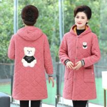 Cotton cover Womens winter adults Home Kitchen Long Sleeve Plus Suede Thick Warm Workwear Jacket Short Anti-Fouling Apron