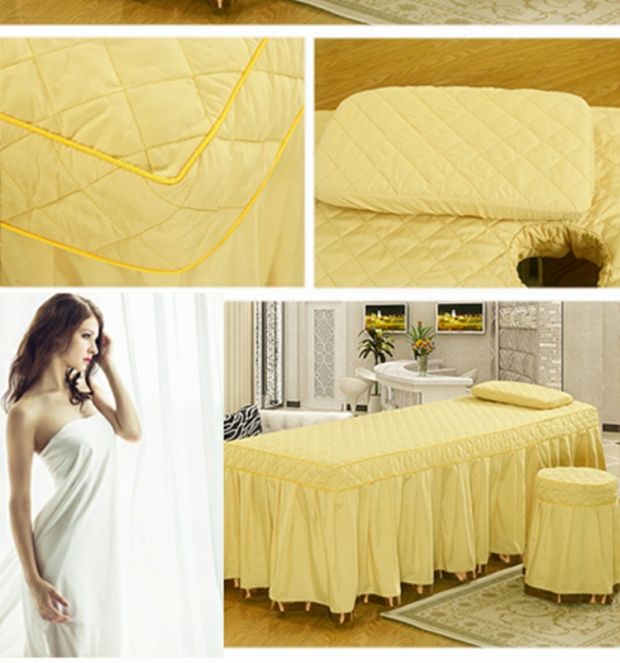 Quảng cáo tinh khiết Beauty khăn trải giường gia đình bốn thẩm mỹ viện và mát-xa và giường gội massage đặc biệt bedspread đặt miễn phí vận chuyển - Trang bị tấm giá khăn trải giường spa