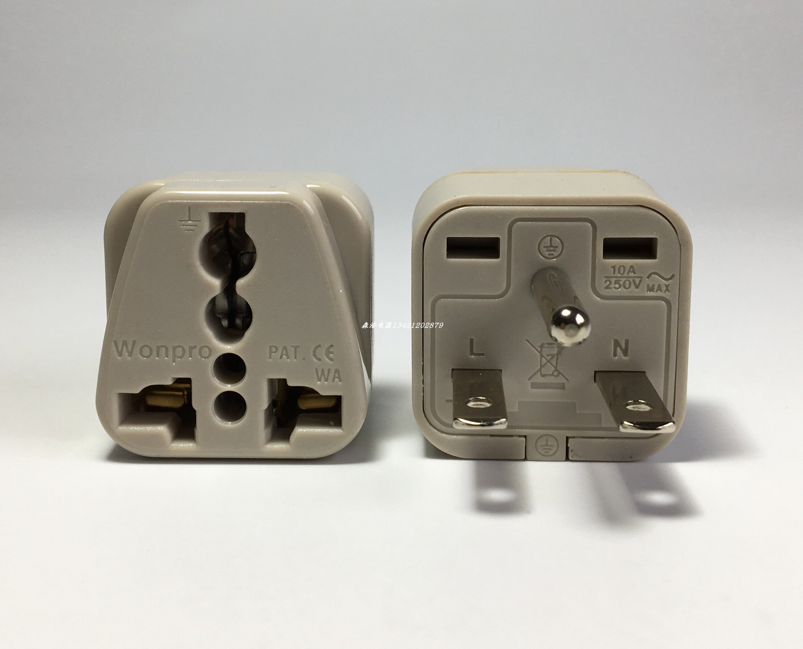 wonpro does not fall WA-18 multi-function socket Taiwan, Japan, the United States and Canada 220V special conversion plug